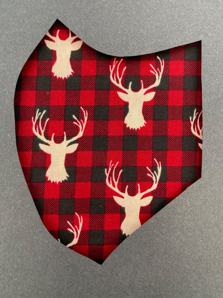 Stag Head on Buff Check