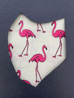 Flamingos on Cream Background